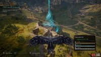 You can scout the entrance to the tomb using your raven.