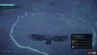 Be sure to use your raven to view precisely where the wolves are in the camp.