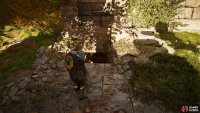 You’ll need to walk down the steps at the temple to find the artifact on the floor.