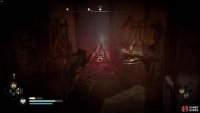 You’ll find the cursed skull within the hut.