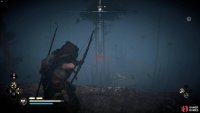 you’ll want to use your bow to shoot down the cursed symbol. 
