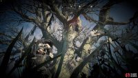 where you’ll need to shoot a skull found in the tree’s branches.