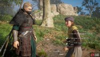 After fighting the boars, you’ll finally be able to tell the woman to go away - but it comes at a hefty price!