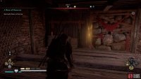 you’ll need to break the stone barricade to reach the chest.