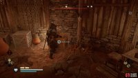 In the large hut, you’ll find some new armor!