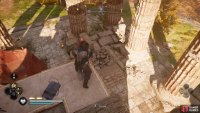 use the oil vases to smash the ground open to reach the Roman Artifact.
