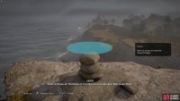 Next, find a rock that’s very similar to the last one and place that on top. 