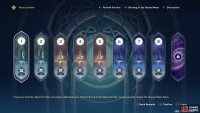 The Abyss Corridor screen shows you what floors and treasures are unlocked
