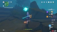 Pick them up, and insert them where the missing stones are near the mysterious statue.