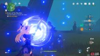  then activate the storm stone near the mysterious statue.