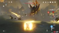 Azhdaha will slowly walk towards you, creating small shockwaves with every step