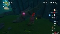 The first chest can be found behind the broken down wall