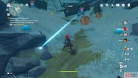 Run straight through the middle, but keep pressing dodge repeatedly to avoid the ranged attacks.