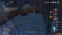 The second Common Chest can be found behing the eastern railing after you defeat the two Geochanter Bracers.