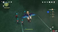The enemies can be found just below the cliff where Harry is