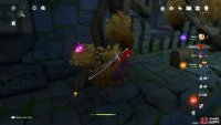 after the scene, head south and then immediately east to find the chest.