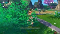 Hideo will kneel down next to a couple of people talking about Kamaji, wait in the bush for him to move.