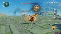 if the boss is in the air with a glyph behind it, this will be Geo Missiles, keep running to the side to avoid.
