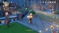 Gloria can be found on the bench near the waypoint