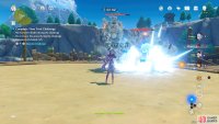 and follow it up with Hydro to freeze them, giving you an extra 50% damage per attack because of the Arena Effect.