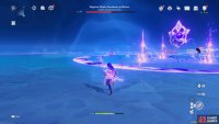 Jump over the electro AoEs