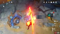 Make sure you destroy the sapling next to the compass, or the next space will have a tree blocking your progression.