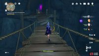 The second Storehouse Key is at the end of the dilapidated bridge.