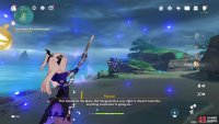 Shoot the three monuments with an electro character 
