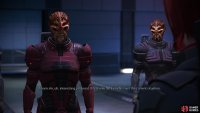 You can talk your way out of a fight with Charn by picking the Charm or Intimidate option,