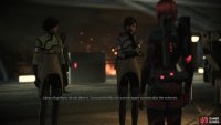Juliana will give you some Anti-Thorian Gas, which you can use to incapacitate the colonists at Zhu’s Hope.