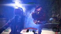 In addition to geth, you’ll find krogan defending the Satellite Uplink Tower.