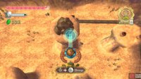 Detonate a bomb here to reveal another Timeshift Stone.