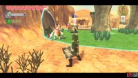 When facing Techoblins here, you can fight them outside of the Timeshift area.