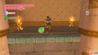 The lava hand enemy should lift the platform high up.