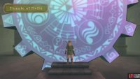 On the other side of the gate, you’ll arive at the Temple of Hylia.