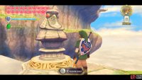 Then slap the Stone of Trials into the statue’s empty eye socket.