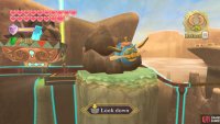 Then turn around and detonate the boulders blocking the mine cart.