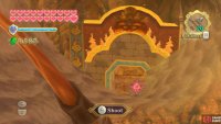 After revealing the second switch, hit it from afar, then hit the previous switch.