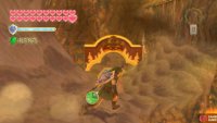 Once both switches are active, carefully run/slide down the slope.