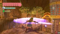 Clear away the narrow trees ahead of you using a Skyward Strike etc.