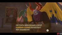 Speak to Batreaux again when you reach certain milestones.