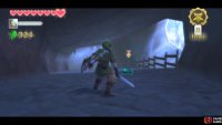 A Green Chuchu in the Waterfall Cave.