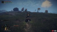You’ll need to avoid the caravan patrol over the bridge by goading the Night’s Cavalry into the fields to continue the fight.