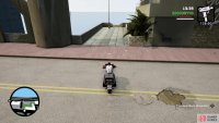 Go on this little walkway here