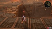 head to the open area to the south and walk on this platform to locate it.