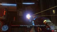 Shoot the cooling pylon to disable the defensive guns which are protecting the terminal.