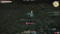 Interact with the nearby glowing spots to survey the area