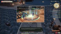 Destination circles appear when you are accompanied by NPCs during a quest.