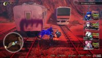 Miman #99 is in between the trains past the Leyline