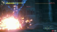 When grievously wounded, the !Akashic Dragon may perform its “Dragon Dance” attack, starting with a barrage of fireballs,